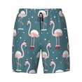 thumbnail image 5 of Rocae Flamingo for Men's Swim Trunks Quick Dry With Two Side Pockets and One Lined Patch PocketSmall, 5 of 9