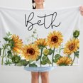 thumbnail image 2 of Flowers Personalized Blanket for Babies and Kids, 2 of 7