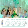 thumbnail image 4 of YUNOVA Teal Curtain Lights, 200 LED Remote String Lights with 8 Modes Timer, USB Powered for Indoor Outdoor, Wedding, Party Decor, 4 of 9