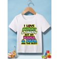 thumbnail image 1 of I LOVE MOMMY&DADDY BUT MY NANA&PAPA ARE THE BEST Letter Print T-Shirts For Boys - Cool, Lightweight And Comfy Summer Clothes!, 1 of 6