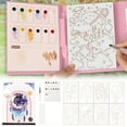 thumbnail image 2 of TIELUTT Three Fold Watercolor Painting Pad Artist Watercolor Paper Sketchbook with 3 Foldable Panels Convenient for Easter Pencils Metallic Pens for Paper Thick Crayons for Toddlers Garage Floor Meta, 2 of 6