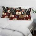 thumbnail image 4 of American Flag Pillow Covers 12"x20", Texas Star Farmhouse Sunflowers Blue Red Soft Brushed Microfiber Breathable Throw Pillow Covers, Pillowcase with Zipper for Couch Sofa Bedroom Living Room, 4 of 9