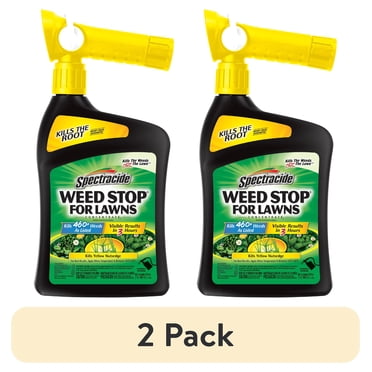 (2 pack) Spectracide Weed Stop for Lawns Ready-to-Spray Concentrate, 32 Ounces
