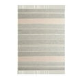 thumbnail image 7 of LR Home Grey/Pink Striped All-Natural Cotton Throw Blanket, 7 of 7