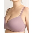 thumbnail image 3 of Joyspun Women's & Women's Plus Brushed Micro Wireless Bra, Sizes 38DD-46DDD, 3 of 6