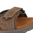 thumbnail image 4 of Roamers Mens Leather Flat Sports Sandals, 4 of 4