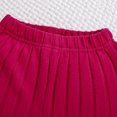 thumbnail image 6 of Ymyiu Baby Girl Clothes Girls Clothes Fall Winter Toddler Outfits Sweatshirt + Sweatpants 2 Piece Set 2-3 Years(Hot Pink, 2-3 Years), 6 of 8