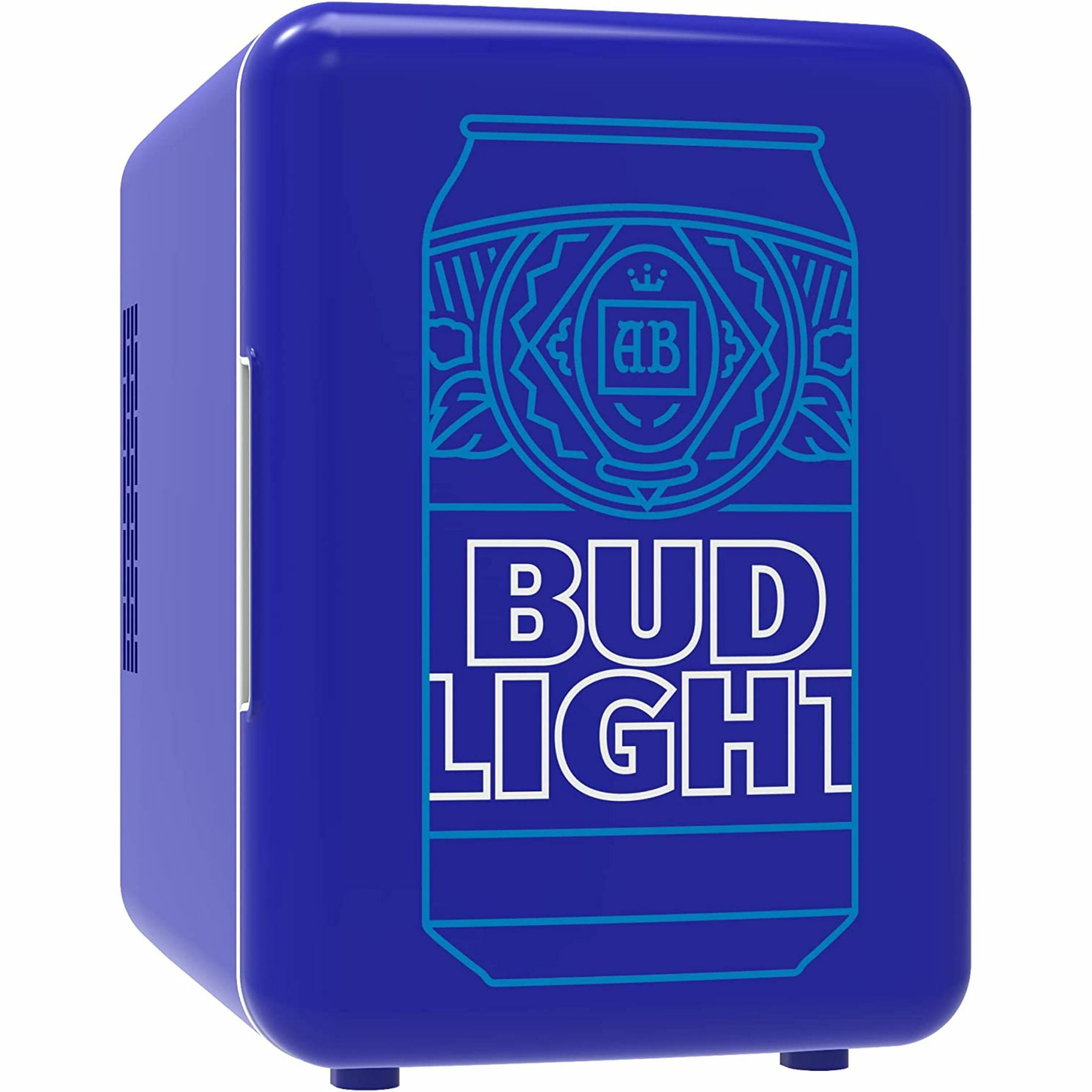 Bud Light MIS150 6 Can 4 liters Mini Retro Beverage Fridge Blue