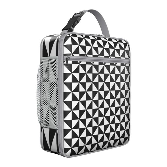 Premium Insulated Plaid Lunch Box for Men & - Reusable Lunch Bag with,Hour Temperature Retention, Compact & Lightweight Design for Office, Work, Picnic, Travel - Durable Lunch Tote for Adults.