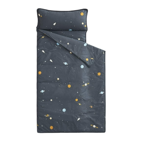 Alfombrilla de siesta para niños pequeños Wake In Cloud, 100% algodón, con almohada y manta