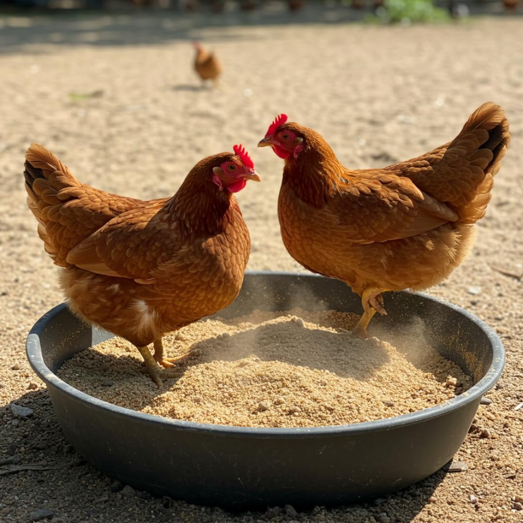 20 Pounds Chicken Sand - Helps Provide a Dry and Clean Enviornment - Promotes Food Digestion, Comes in Resealable Bag - Fresh Water Sand