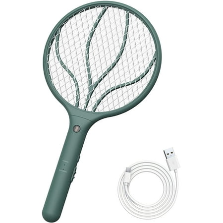Rechargeable Bug Zapper Electric Fly Zapper Racket, Handheld Fruit Fly ...