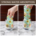 thumbnail image 6 of 4 Pcs Pioneer Flower Floral Print Pattern Funny Kitchen Towels, Microfiber Dish Towels, Kitchen Tea Towels Set 18" X 26", 6 of 6
