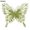 Green, variant on New Gold Powder Glitter New Year Decor Christmas Butterfly Fake Butterfly Christmas Tree Decorations Home Xmas Ornaments SILVER
