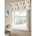 thumbnail image 6 of Valances for Windows Yellow Red Geometric Bohemian Rod Pocket Short Curtain for Bathroom Living Room Bedroom Vintage Mid Century 1 Panel 42x12in, 6 of 9