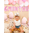 thumbnail image 5 of Pink Bow Halfway to one Balloons Half Birthday Decoration 6 Month Decorations 1/2 Birthday Decorations Half Birthday Party Decorations, 5 of 7