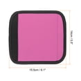 thumbnail image 2 of Luggage Handle Wrap, 6 Pack Neoprene Handbag Grip Cover Protector Identifier with Hook and Loop, Pink, 2 of 5