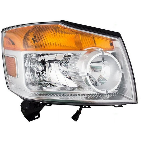Right Headlight Assembly - Compatible with 2008 - 2015 Nissan Armada 2009 2010 2011 2012 2013 2014