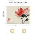 thumbnail image 3 of WERPE  Lotus Flower Canvas Wall Art Zen Picture Prints Chinese Ink Style Painting Decor Bedroom Living Room Office Bathroom (Small), 3 of 6