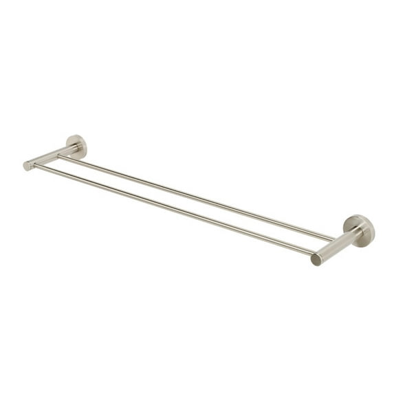 Alno A8325-24-SN Contemporary I 24" Double Towel Bar Satin Nickel