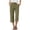 20# Army Green, variant on Cargo Capris Pants for Women Waterproof Quick Dry Petite Capri Cargo Pants with Pockets Lightweight Pull On Athletic Hiking Joggers Pink M