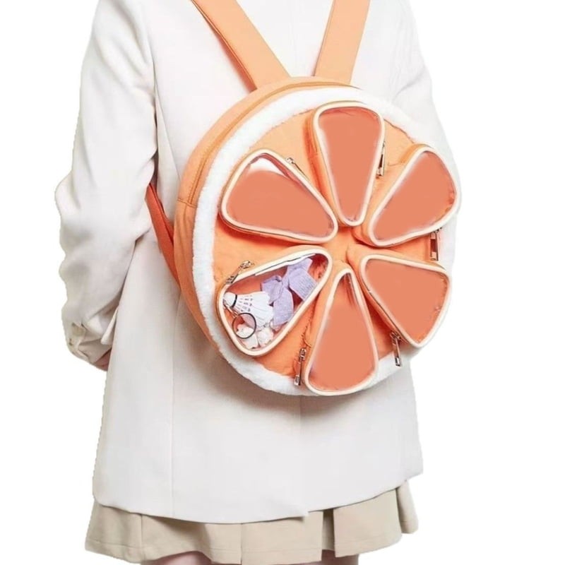 Ita Bag Backpacks Transparent Pins Display Backpacks with Inserts for School Display Satchels Handbag Ita Bag Backpacks Pin Display Backpacks with Inserts