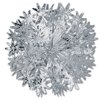 12" Deluxe Silver Star Ball Burst Wall Ceiling Hangers Danglers Decoration