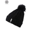thumbnail image 4 of Luxtrada Womens Winter Hat Warm B Letters Knitted Hat Thick Beanie Cap & Scarf for Winter Knit Ski Beanies Outdoor Sport Hats (Black), 4 of 6
