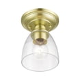 thumbnail image 4 of Livex Lighting - Montgomery - 1 Light Flush Mount in New Traditional Style - 5, 4 of 7