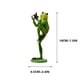 thumbnail image 3 of Escultura de resina de béisbol | Decoración de jardín y hogar pintada a mano para escritorio, mesa o patio | Estatua para interior y exterior para piscina, patio y sala de estar | Regalo deportivo, 3 of 3