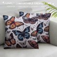 thumbnail image 3 of GOSMITH  Boho Throw Pillow Covers, Soft Short Plush Decorative Pillowcase for Chair/Bed/Couch, Month Moth, 3 of 5
