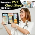 thumbnail image 6 of MUSICOZY Nursing Clipboards Trifold Foldable Clipboard,3 Layers Aluminum Nurse Clipboards with Nursing Edition Cheat Sheets Folding Pocket Size for Students, Nurses and Doctors - Black, 6 of 11