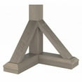 thumbnail image 3 of Homestead 60W Farmhouse L Shaped Desk in Driftwood Gray - Engineered Wood, 3 of 7