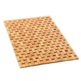 thumbnail image 2 of Natural Bamboo Bath Mat With Bamboo Hand Towel, Non-Slip Large 16" x 27" Shower Mat, 2 of 6