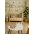 thumbnail image 3 of Rug Branch Kids Soft Steps Playtime Llama Brown Beige Indoor Soft Area Rug - 4x6, 3 of 8