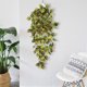 thumbnail image 5 of pstuiky Adorno de pared colgante verde artificial para interiores, flor de plástico verde para colgar en la pared, adorno de pared verde artificial, 5 of 6