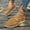 Ginger, variant on YOUYEDIAN Loafers for Women Vintage Soft Pointed Toe Low Heel Fashion Slip On Comfy Flats Casual Solid Color Walking Shoes