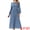 Grey Blue, variant on DARING DIVA Cocktail Lantern A-Line Chiffon Dress S Dark Blue
