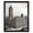 Black and White, variant on Second Story Collection, Minneapolis 16x20 Straight Fit Framed Canvas