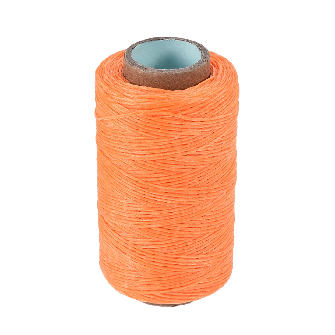 Uxcell Leather Sewing Thread 273 Yards 150D Waxed Cord Bright Orange