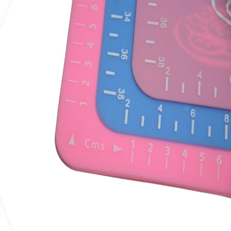 

Mat Cake Baking Silicone Rolling Scale Dough Fondant Table Kneading Pad Grill Kitchen，Dining & Bar