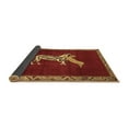 thumbnail image 2 of Ahgly Company Indoor Square Animal Brown Traditional Area Rugs, 5' Square, 2 of 4