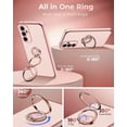 thumbnail image 2 of ZUKKASHAN for Samsung Galaxy S23 Plus Case with Stand, Double Ring Holder Case Heart with Lanyard for Girls Women, Luxury Cute Bling Protective Phone Cover Case for Samsung S23 Plus, 2 of 5