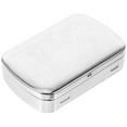 thumbnail image 2 of Vintage Cigarette Case Stainless Steel Cigar Humidor Box Stainless Steel Cigarette Box, 2 of 8