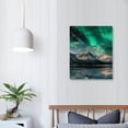 thumbnail image 4 of Acheng  Canvas Wall Art Aurora Scenery Painting on Canvas for Living Room Decoration Natural Landscape Canvas Paintings  Bedroom Home Office Decor Stretched Framed Ready to Hang  pattern3, 4 of 5