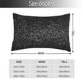 thumbnail image 2 of KLL Black And White Dotted Pillow Covers Envelope Closure,Super Soft and Cozy Fuzzy Fleece Pillow Case Cover (No pillow core） 16"x24", 2 of 5