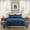 Navy, variant on Evolive Diamond Microfiber Polyester/Cotton Duvet Sets, Full/Queen, Gray, 3-Pieces