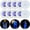 Blue, variant on LED Light Coaster,12 PCS light up coaster,LED Drink Coasters Bar Beer Beverage Coasters Light Club, Wedding, Bar