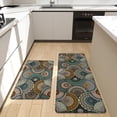 thumbnail image 2 of Kitchen Mats Anti Fatigue Mats for Kitchen Floor Non Slip Boho Kitchen Rugs Set of 2 Cushioned Kitchen Floor Mat Memory Foam Kitchen Mats for Floor Colorful Comfort Mat for Standing,17x28+17x47inch, 2 of 5