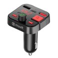 thumbnail image 1 of compatible Bluetooth FM Transmitter Car Charger with USB and USB-C Port, Black_Perfect Gift, 1 of 5